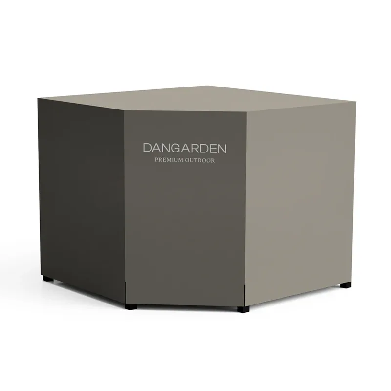 베이지 야외 캐비닛 방수 커버