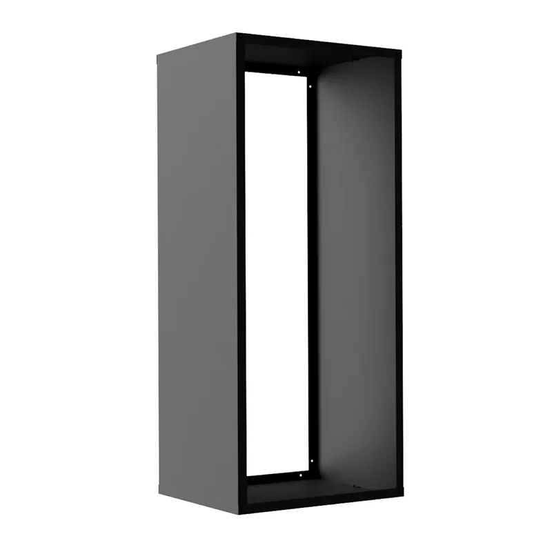 야외에서 쉽게 조립할 수 있는 현대식 장작 보관소