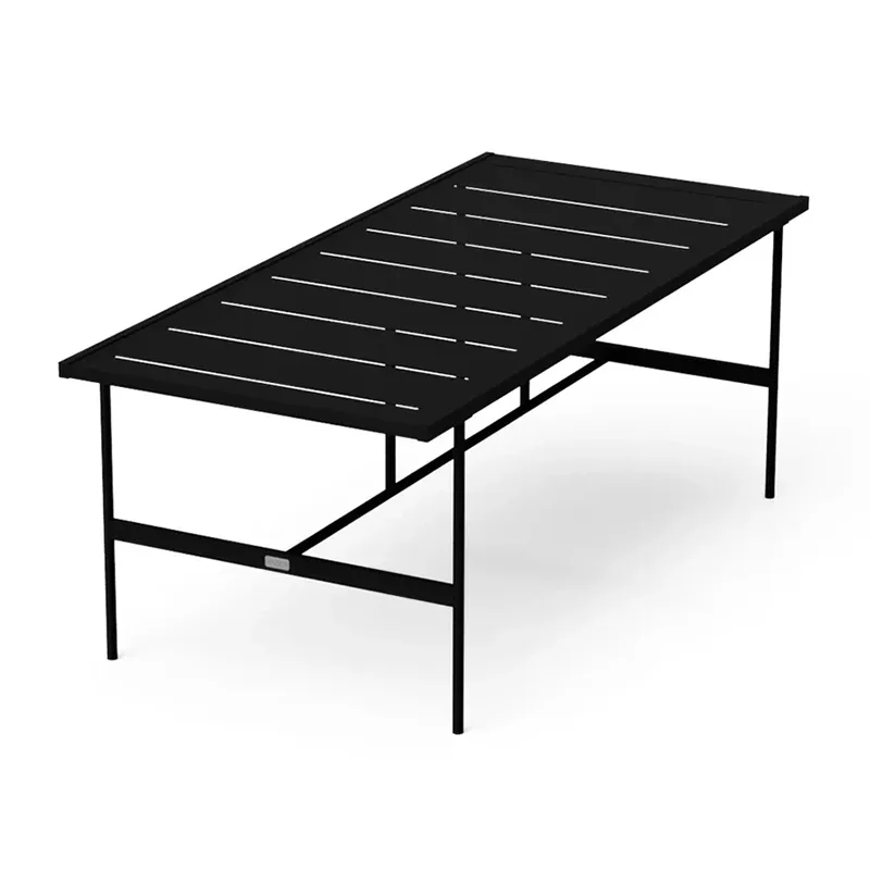 야외 직사각형 식탁